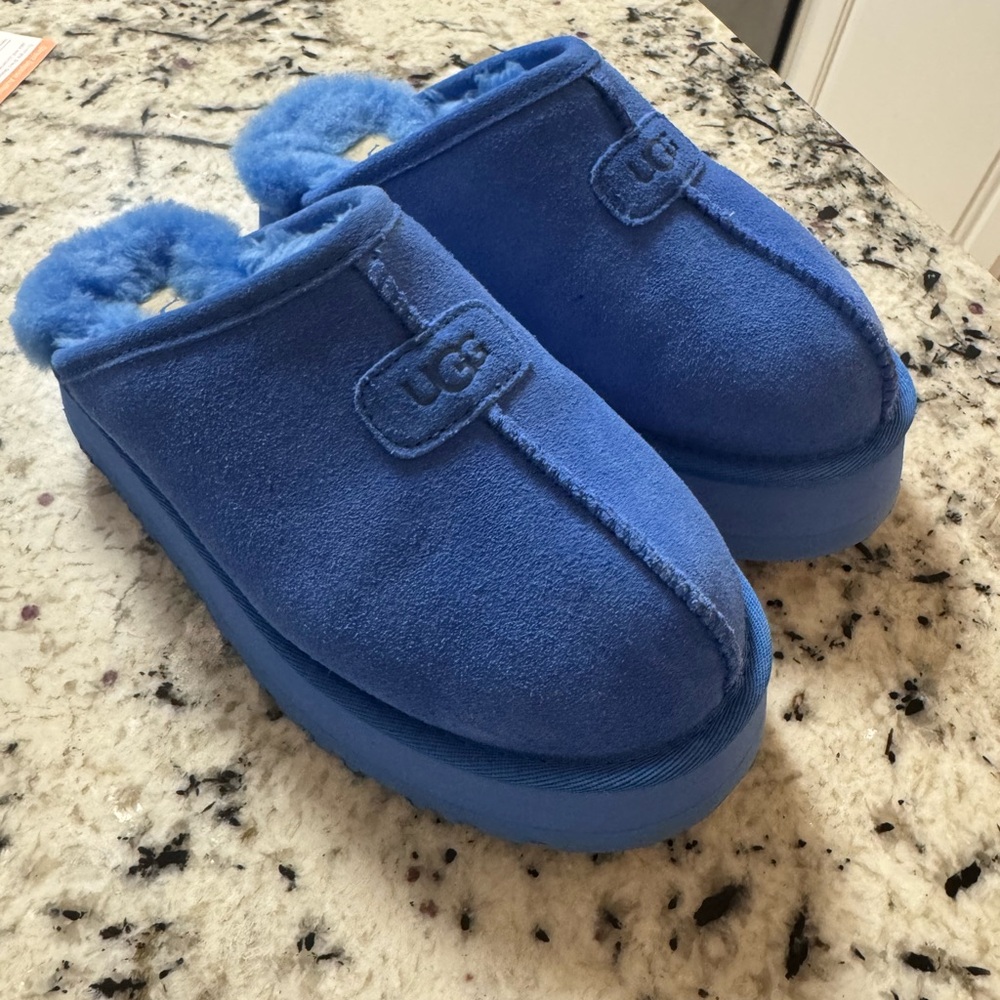 UGG Vibrant Blue Slippers